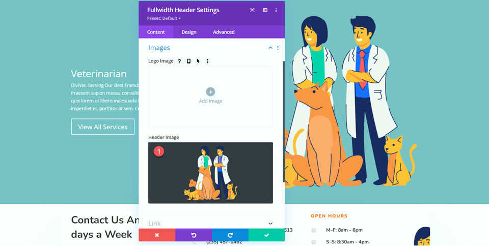 Divi Fullwidth Header Hero Bölümü Resim Ekle