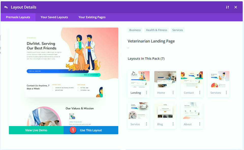 Divi Fullwidth Header Hero Bölümü Kullanım Düzeni