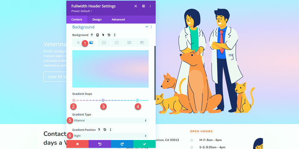 Divi Fullwidth Header Hero Bölüm Gradyan Arka Planı