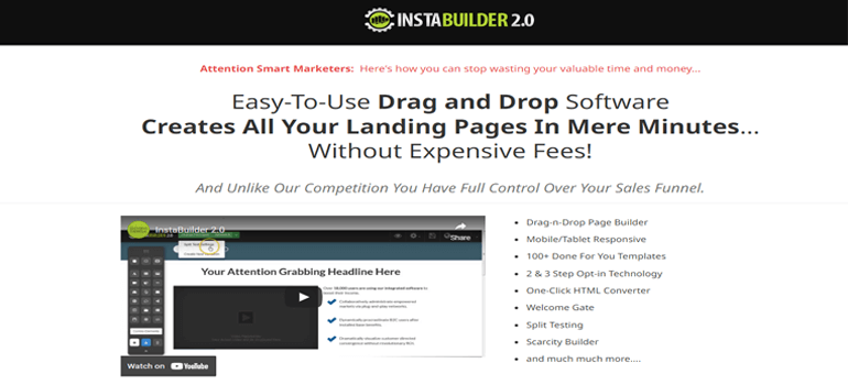 Plugin InstaBuilder 2.0 per WordPress