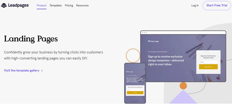 Plugin di Leadpages per WordPress