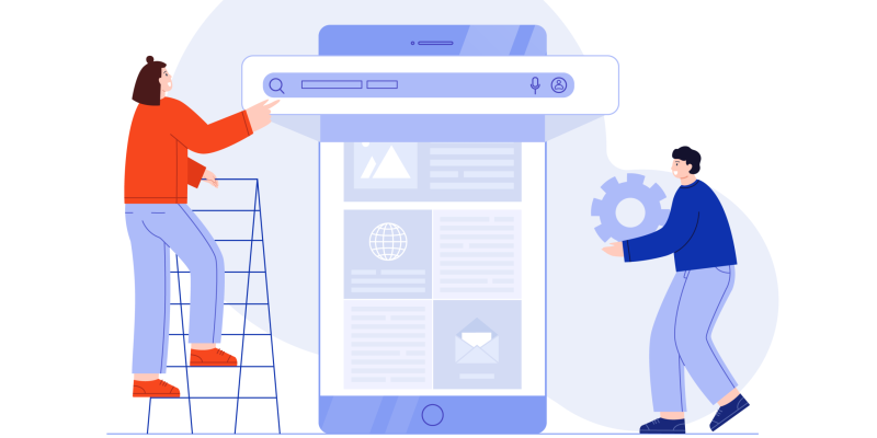 5. Mobilny projekt nagłówka 5. Mobile Header Design