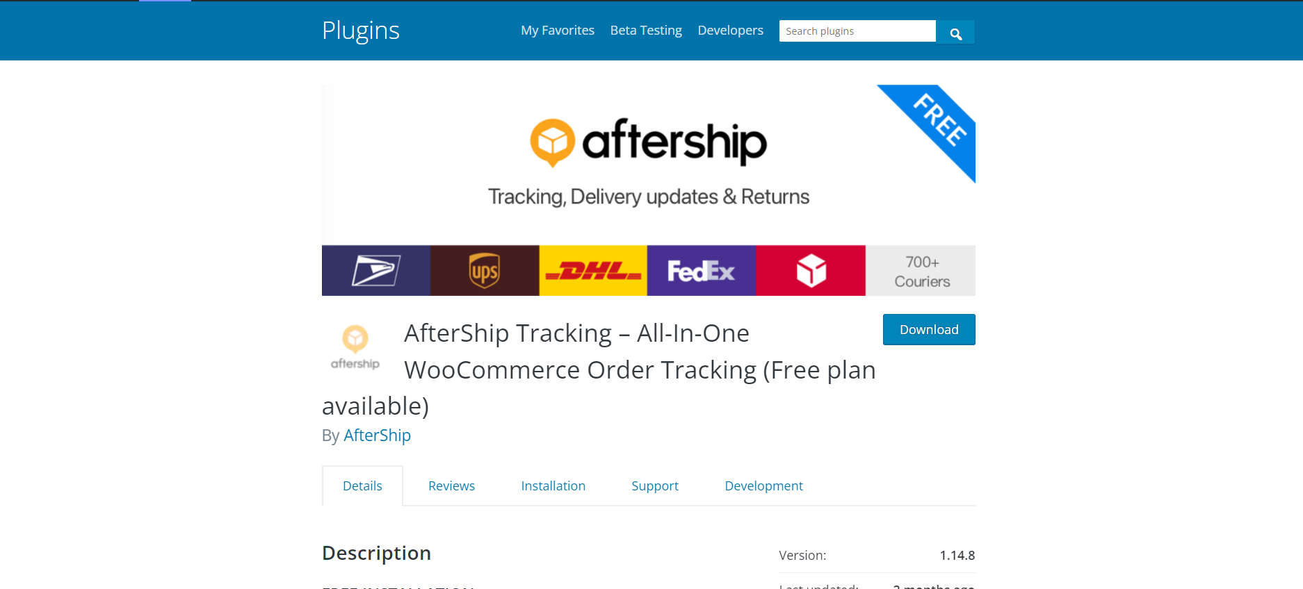 Plugin de envio gratuito do WooCommerce