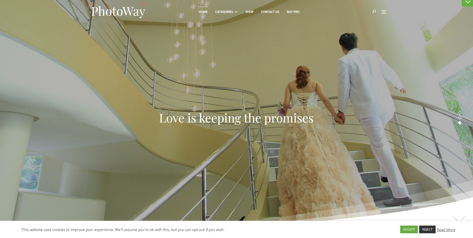 PhotoWay - Temas de WordPress para fotografía