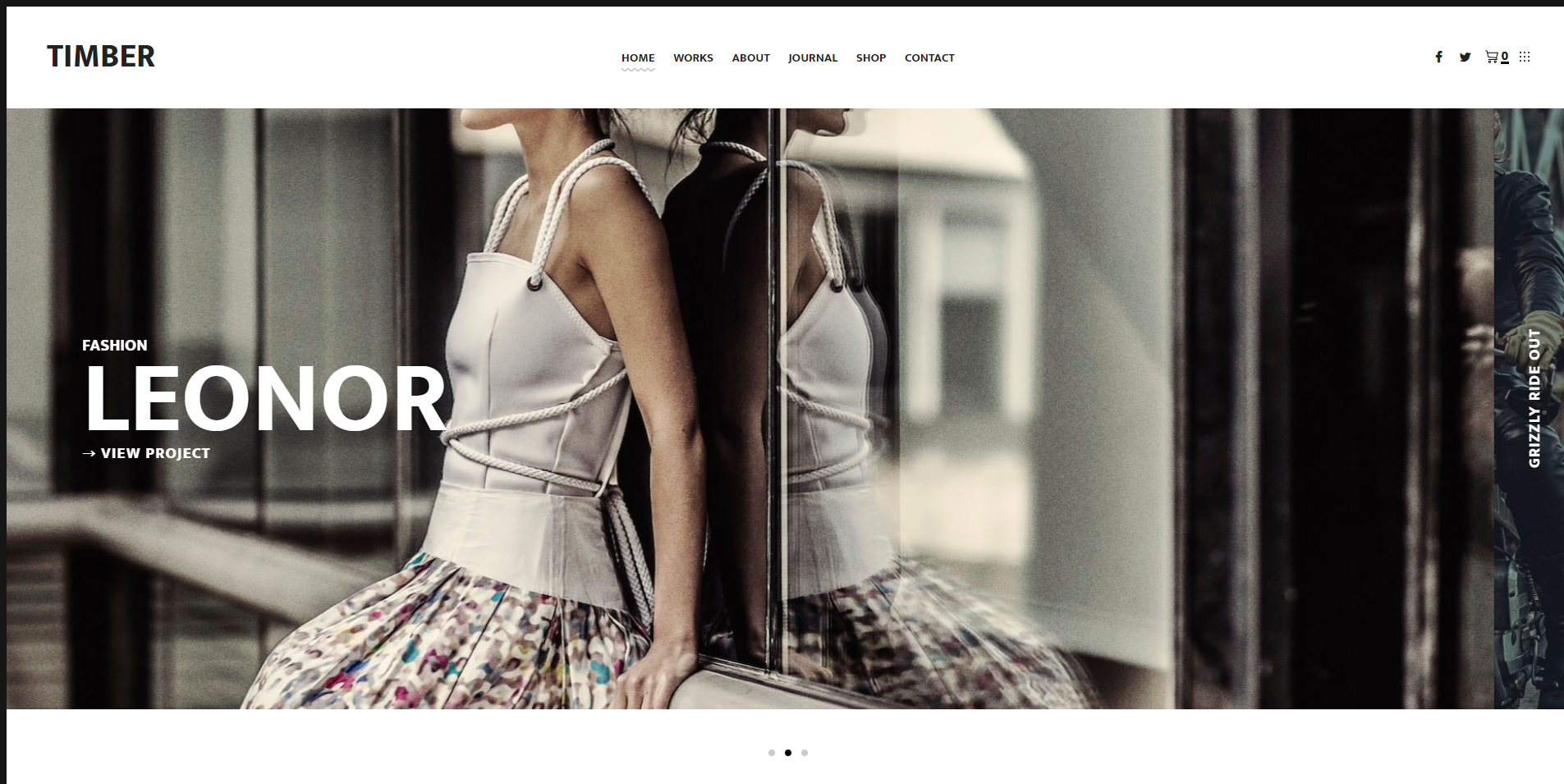 Timber Lite - Temas WordPress para fotografía