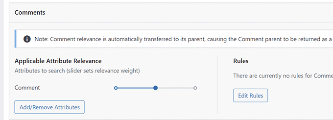 属性の重みを調整する Adjust attribute weightage