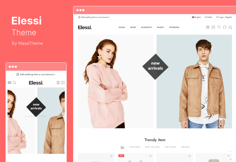 Elessi Theme — многоцелевая тема AJAX для WooCommerce