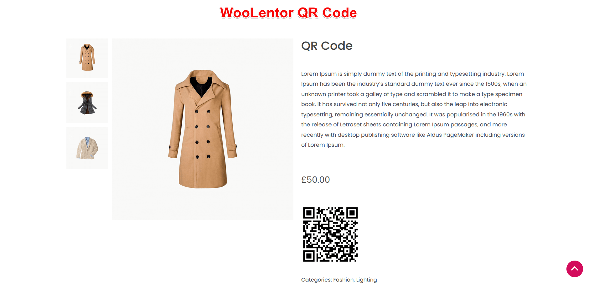 WooLentor WooCommerce builder رمز الاستجابة السريعة