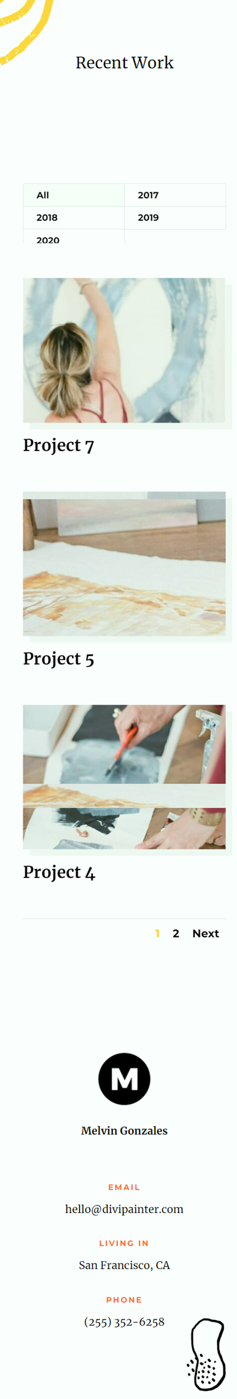 Divi Filterable Portfolio Pagination Design Final 1 Mobile