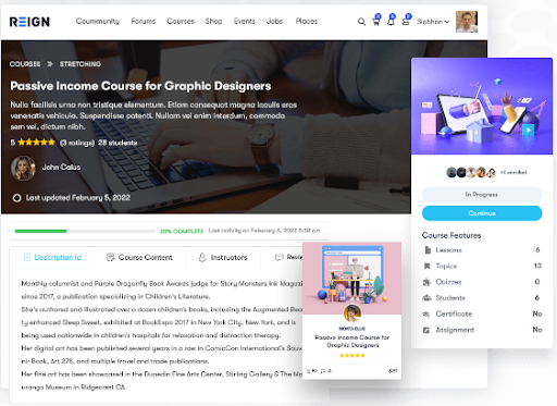 Reign LearnDash Theme – Beste LearnDash-Themes