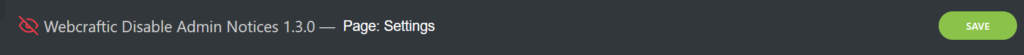 ปิดการใช้งานการแจ้งเตือน WordPress แบ็กเอนด์สำหรับผู้ใช้
