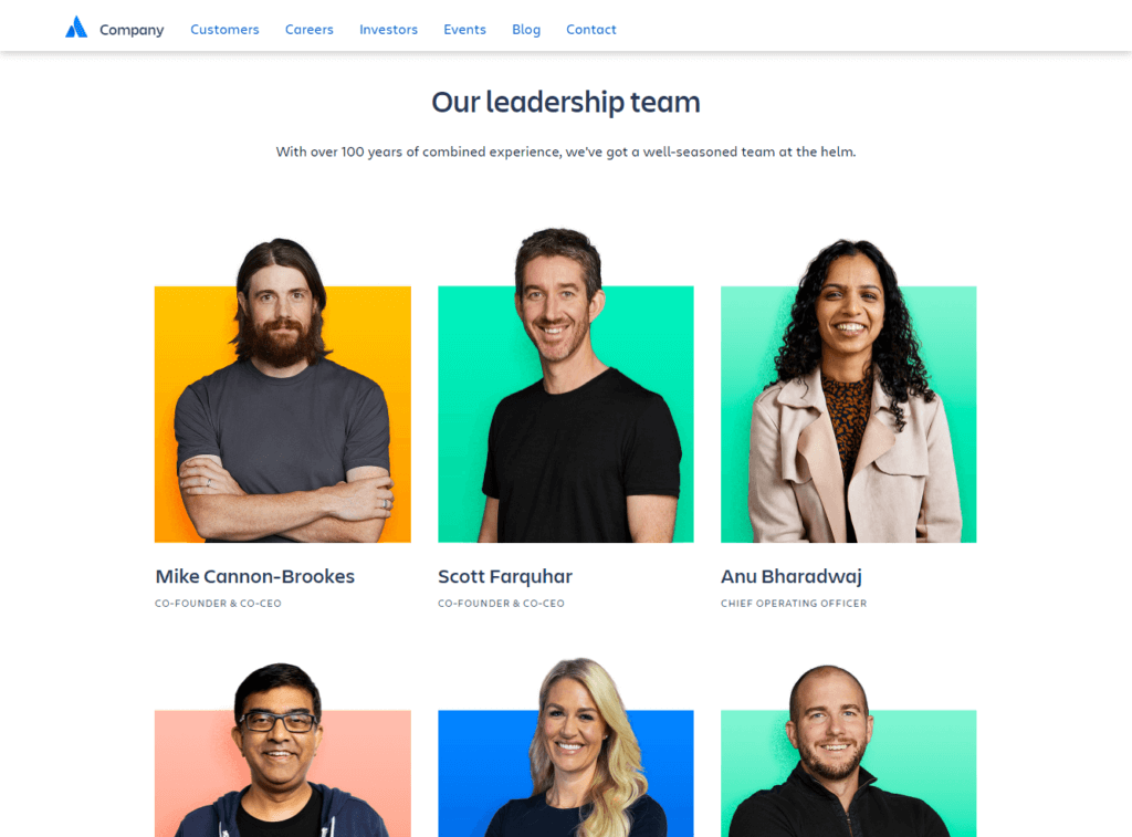 เพจทีม Atlassian