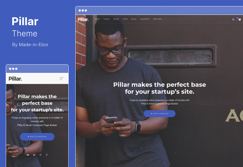 Pillar-Thema – Responsives WordPress-Thema mit mehreren Konzepten