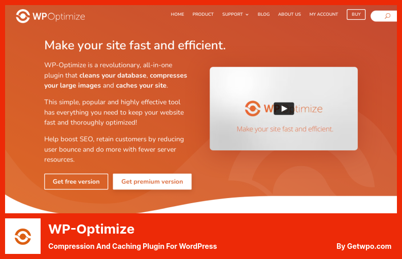 WP-Optimize Eklentisi - WordPress için Sıkıştırma ve Önbelleğe Alma Eklentisi