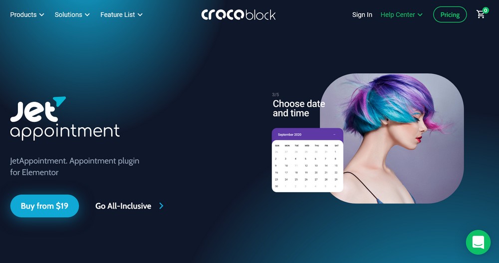 Complemento JetAppointment para Elementor Crocoblock