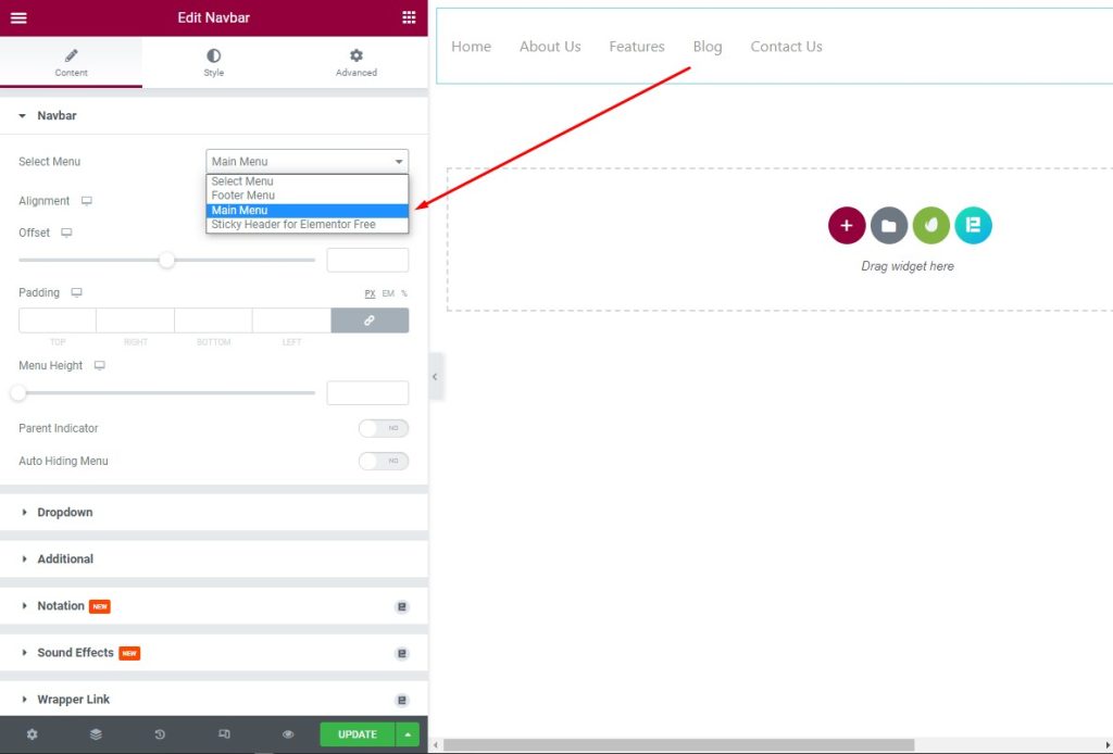 WordPress 11 のより良いナビゲーション ヘッダーを作成する方法 use nav bar widget for header menu 2 - BdThemes