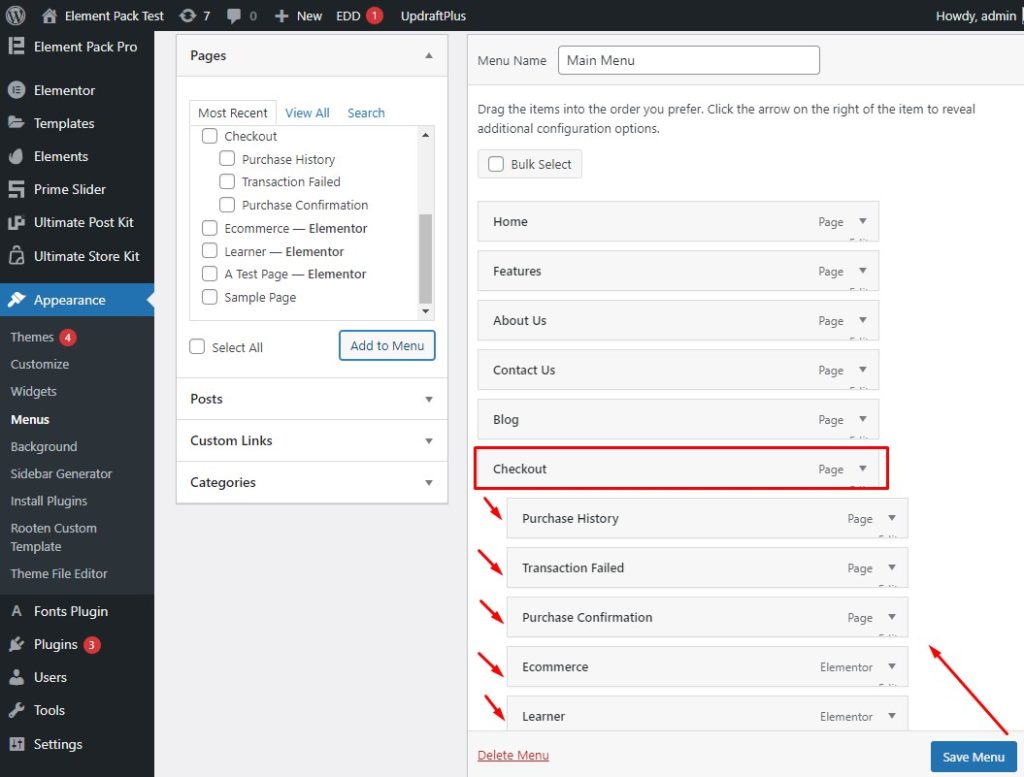WordPress 8 のより良いナビゲーション ヘッダーを作成する方法 create sub menu items