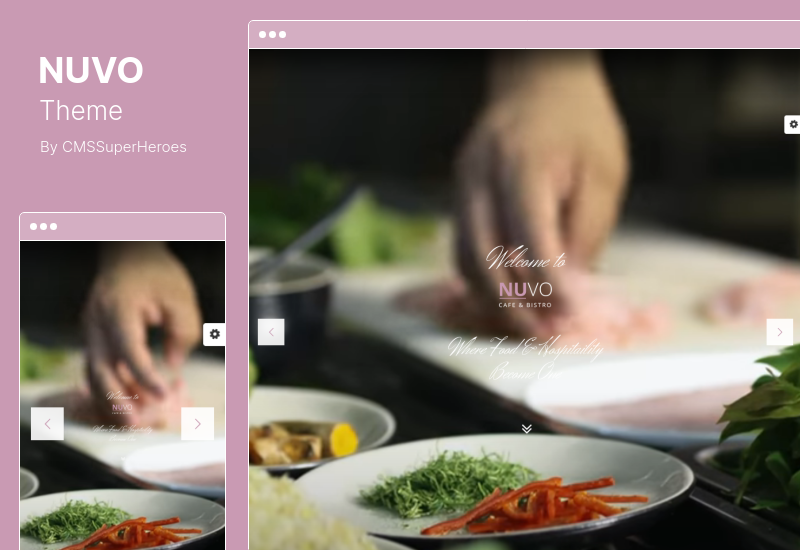 Tema NUVO - Tema de WordPress para cafetería y restaurante