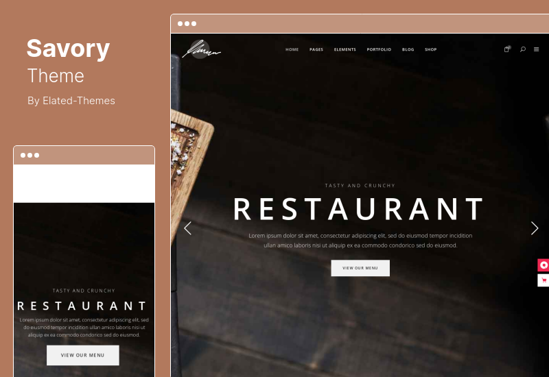Tema sabroso - Tema de WordPress para restaurante