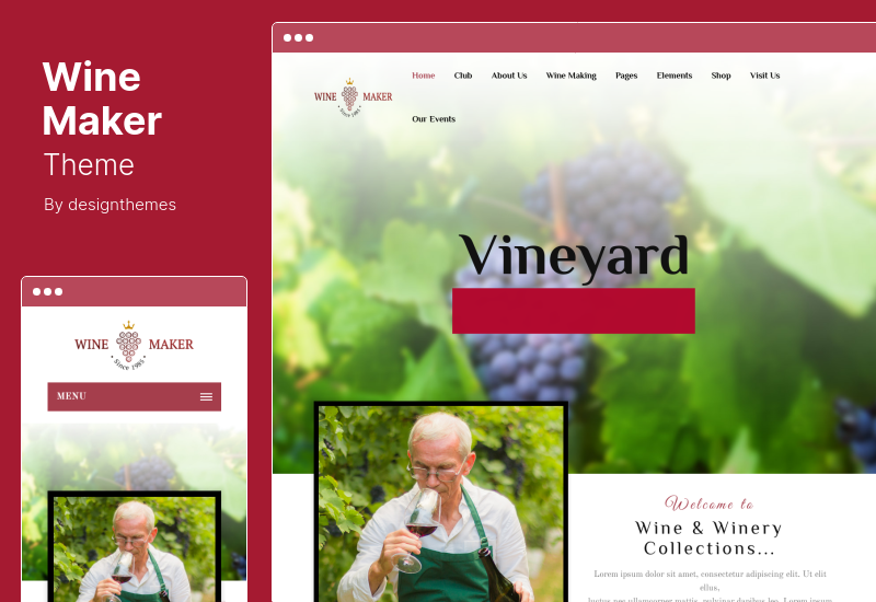 Tema Wine Maker - Tema WordPress para Tienda de Bodega
