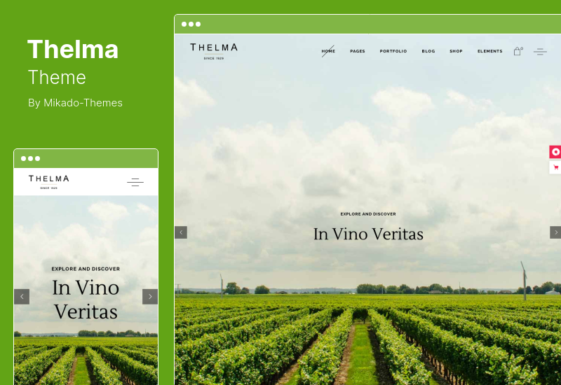 Tema Thelma - Tema de WordPress para bodegas