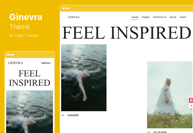 Ginevra-Thema – WordPress-Thema für Künstlerportfolios
