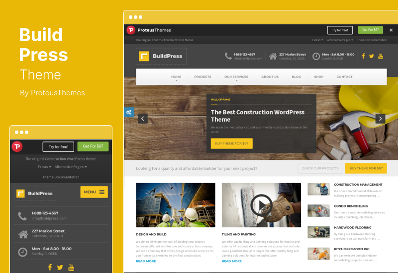 BuildPress Theme - Mehrzweck-Bau- und Landschafts-WordPress-Theme