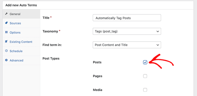 WordPress-Beiträge automatisch taggen Tagging WordPress posts automatically
