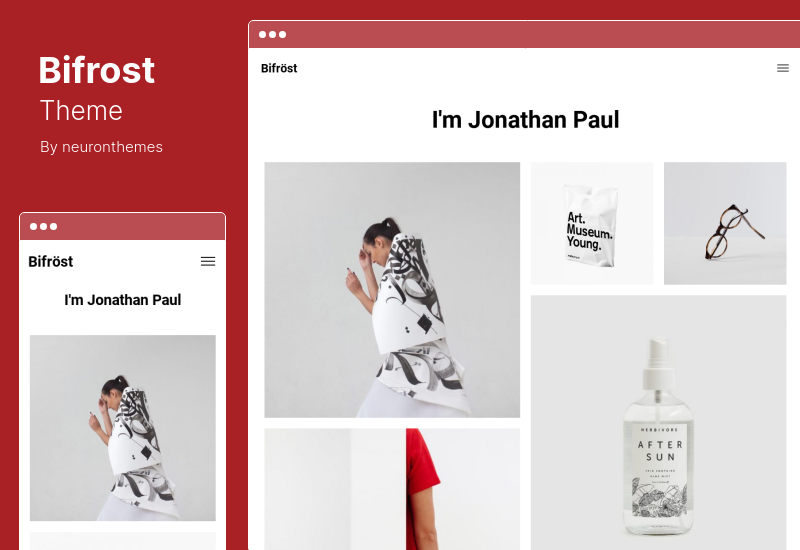 Tema Bifrost - Tema WordPress Semplice di Elementor