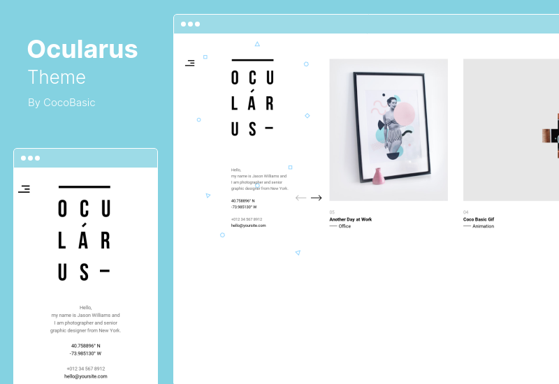 Tema Ocularus - Tema WordPress per la fotografia minimale