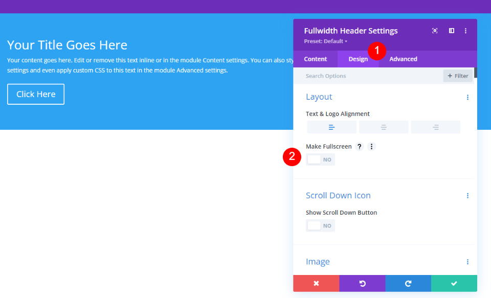Cómo hacer que su encabezado Divi Fullwidth sea un encabezado de pantalla completa
