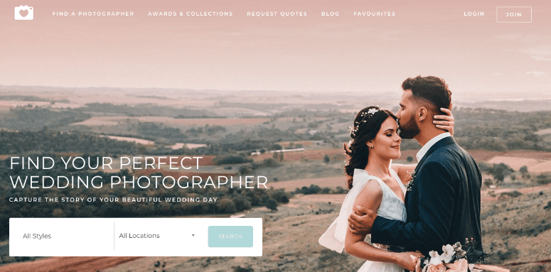 موقع مجتمع التصوير الفوتوغرافي - IsItWP - كاشف قوالب ووردبريس مجاني photography community site