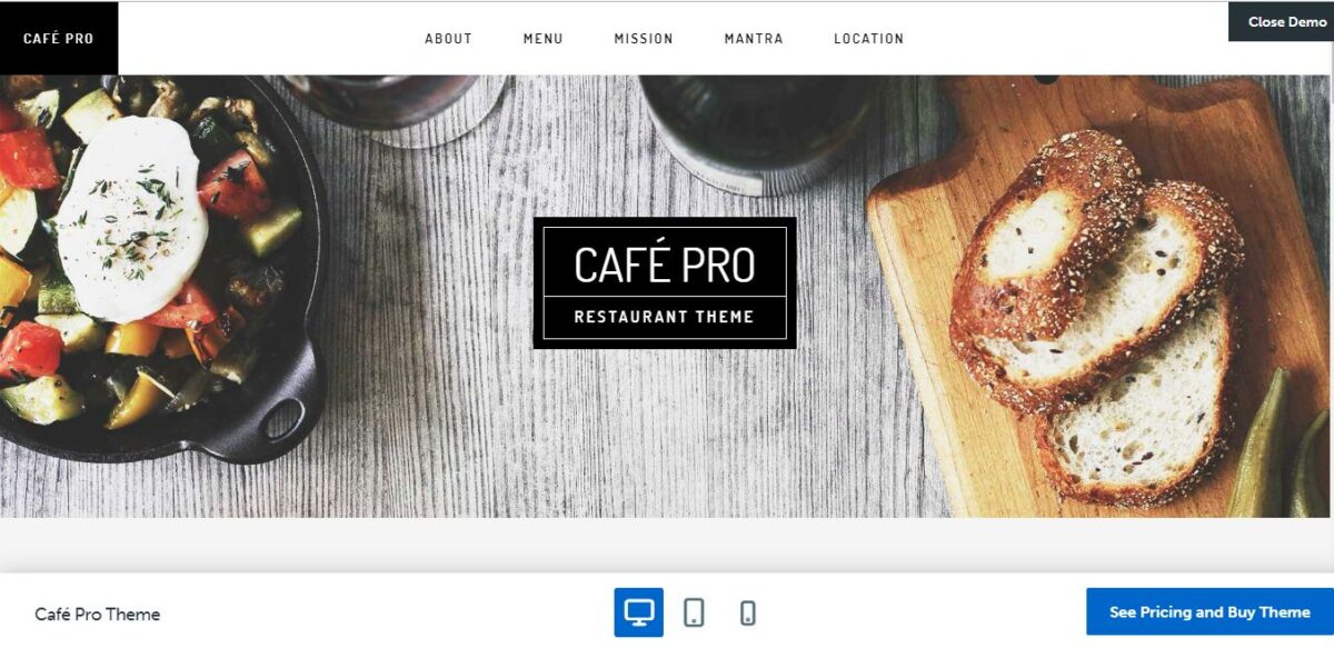 Café Pro Wordpress-Thema