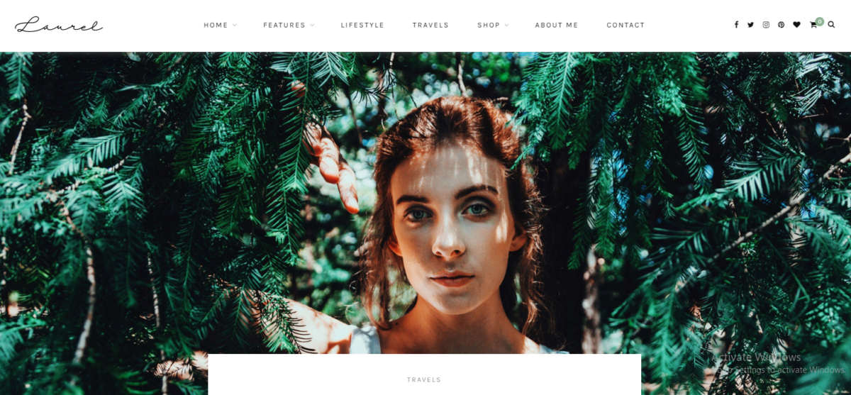 Laurel bestes WordPress-Blog-Theme