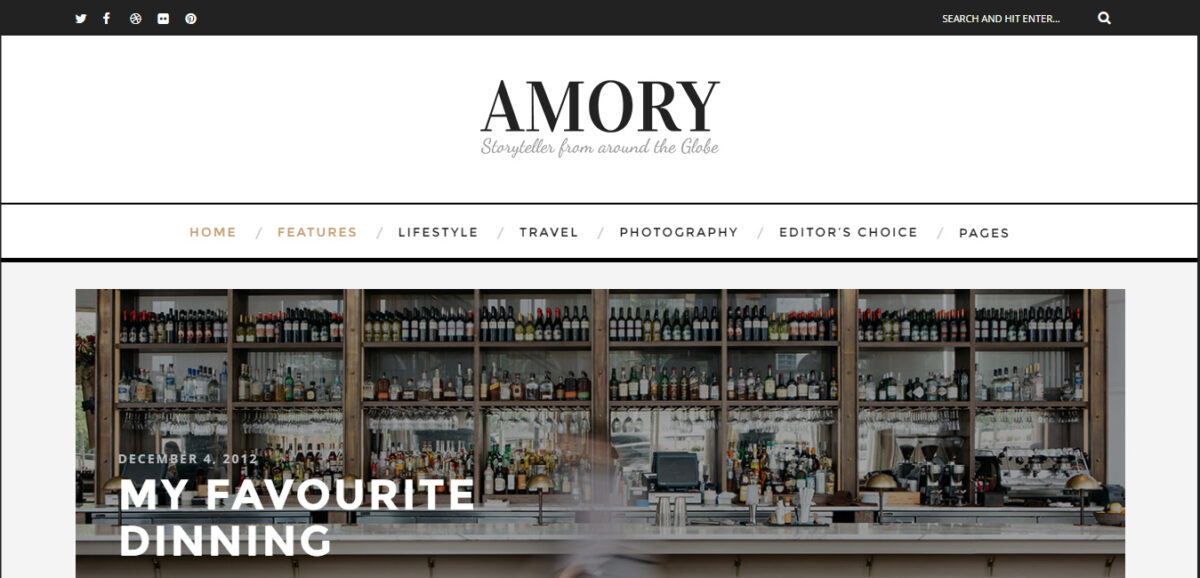 Amory WordPress-Thema