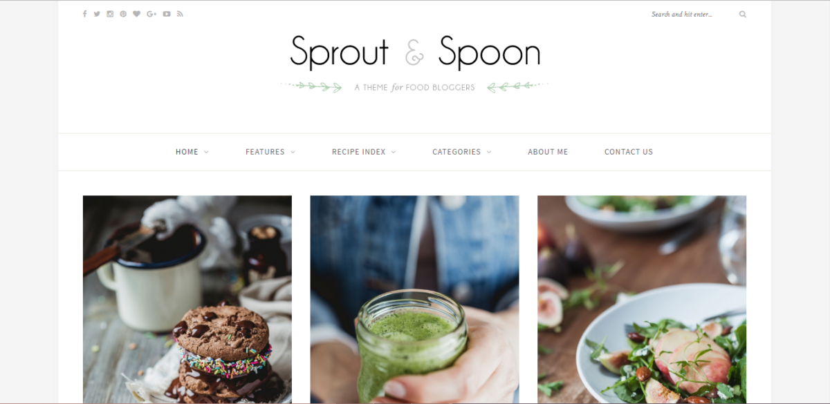 Sprout & Spoon WordPress-Theme