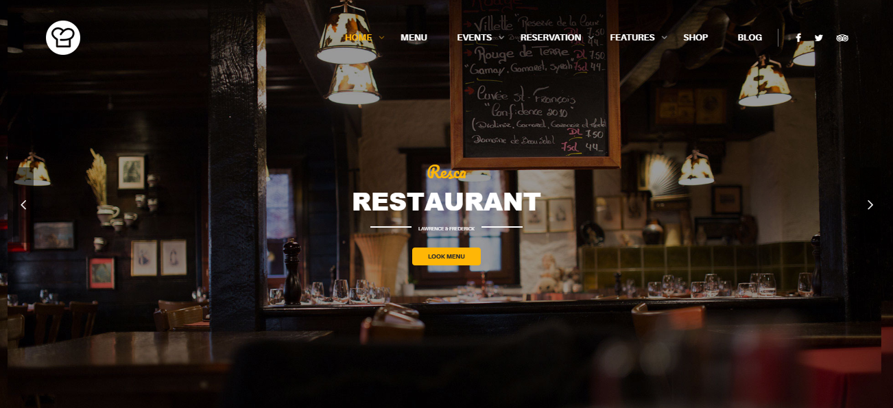 resca excellent thème wordpress culinaire