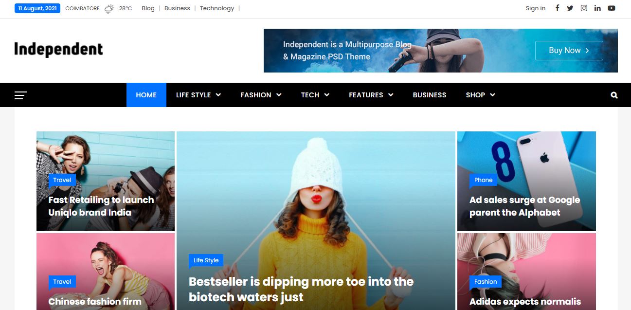 independiente un gran widget para publicidad de artículos