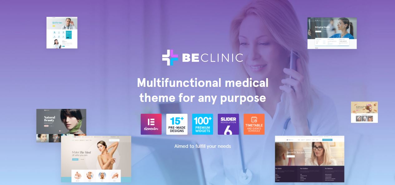 beclinic perfekte Auswahl für medizinische Websites