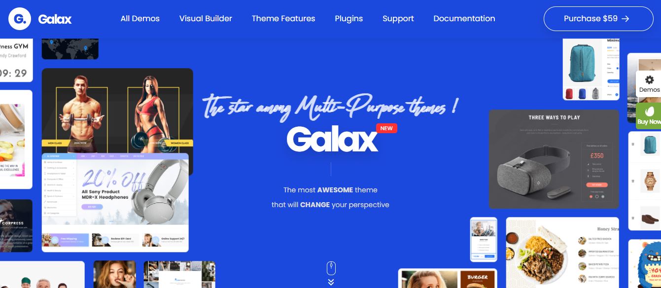Galaxy WordPress Mobile-Theme