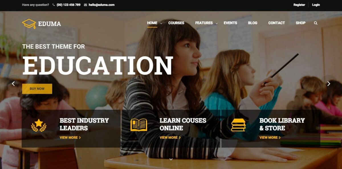 Eduma-WordPress-Theme für Mobilgeräte