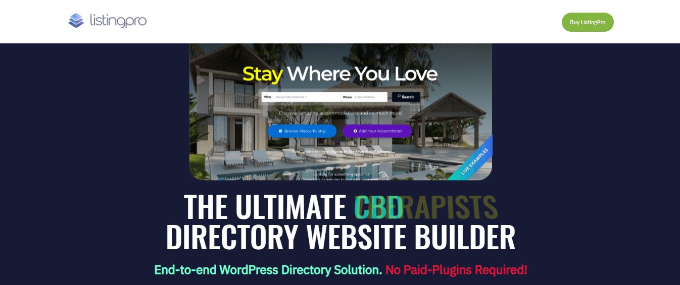 Listingpro WordPress-Verzeichnisthema