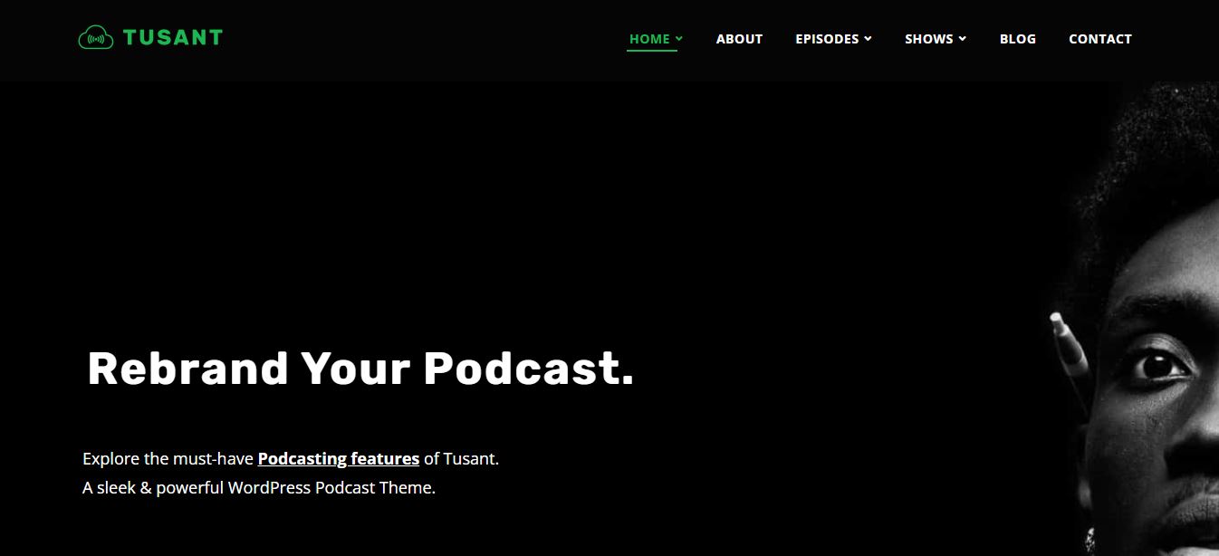 tusant WordPress Podcast-Theme