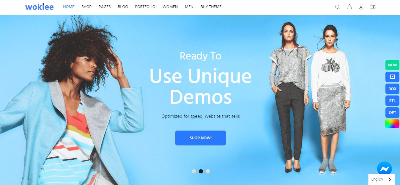 Wokiee Shopify-Thema