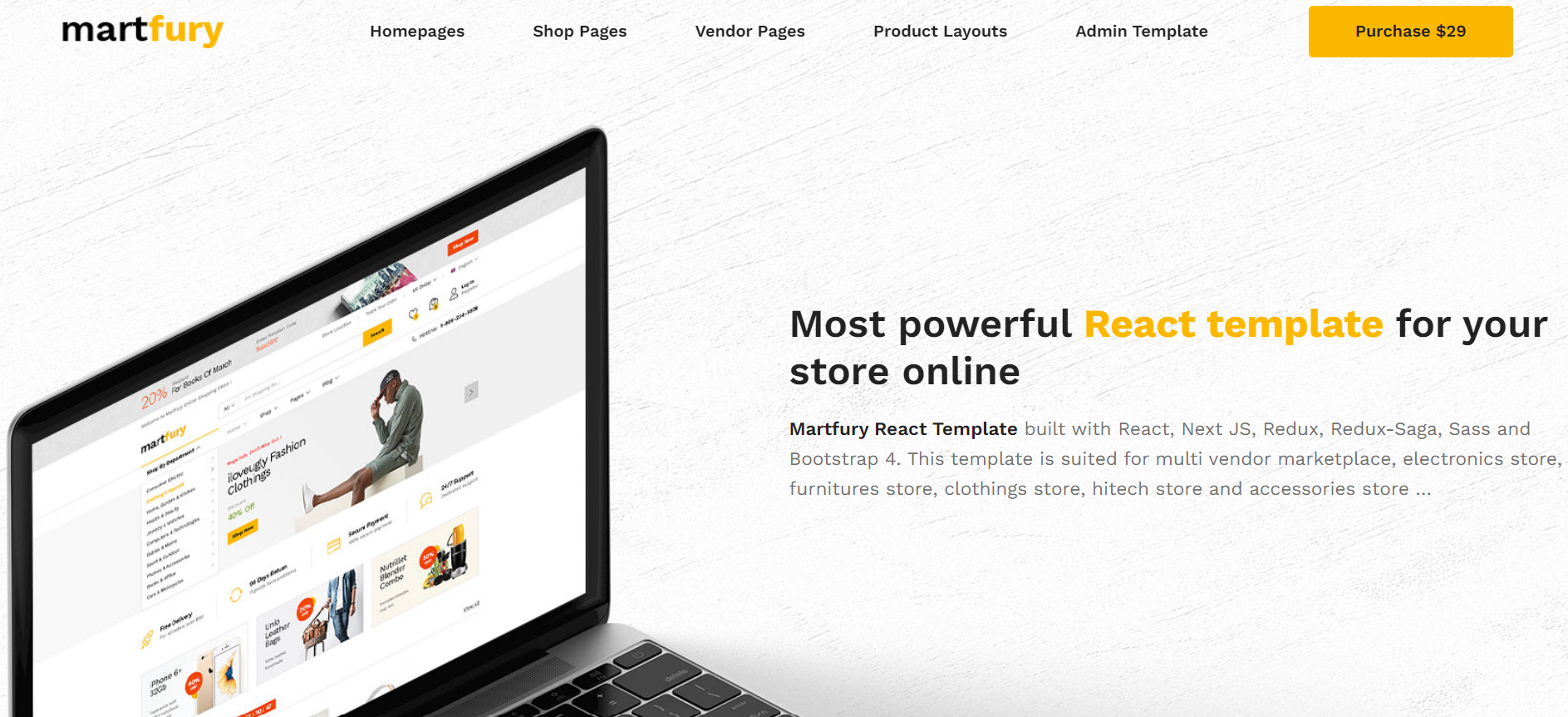 riode เทมเพลต wordpress อีคอมเมิร์ซที่ปรับให้เหมาะสมที่สุด