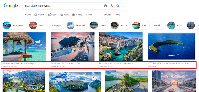 optimizarea imaginii în motorul de căutare