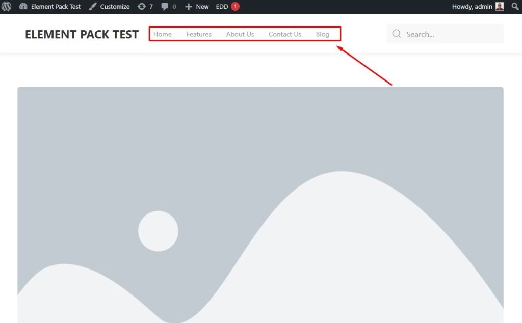Comment créer un meilleur en-tête de navigation pour WordPress 2 general WordPress header menu