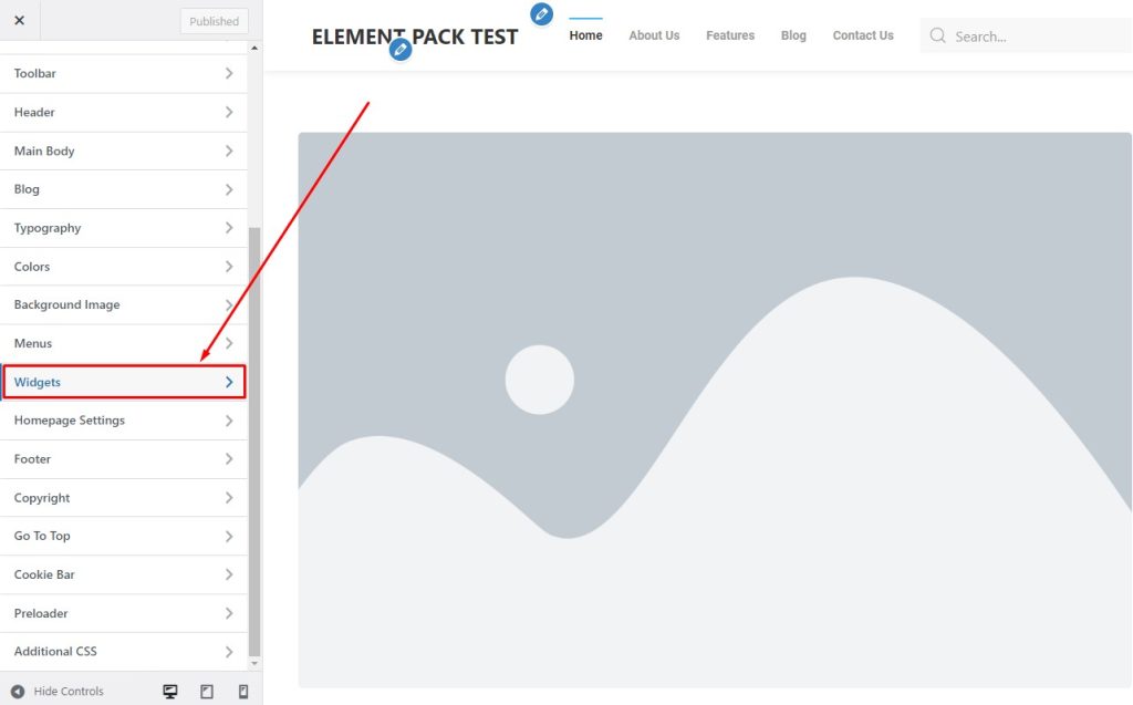Comment créer un meilleur en-tête de navigation pour WordPress 13 customize the widget appearance 1 - BdThemes