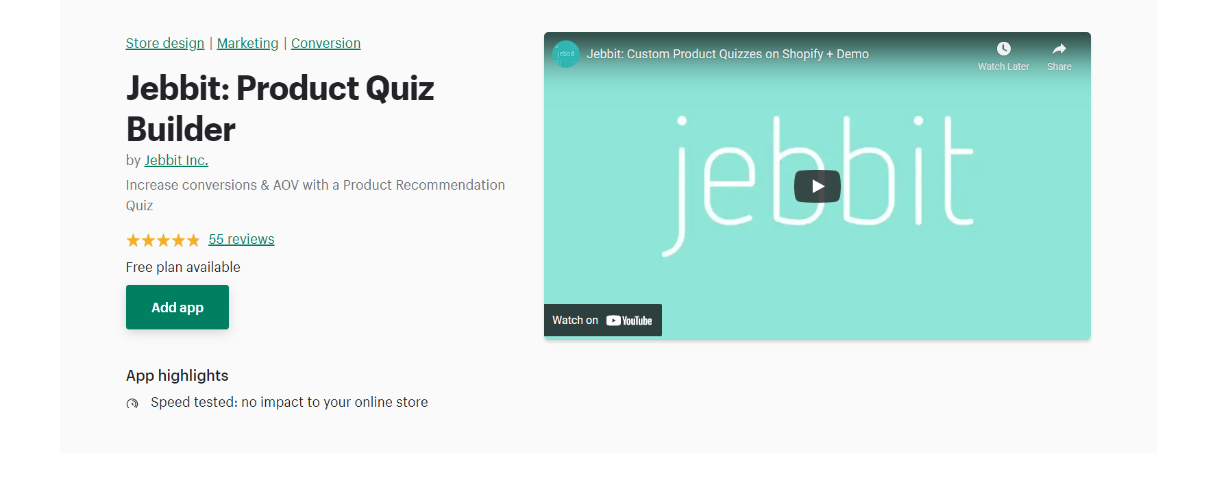 Jebbit-Shopify 直销应用