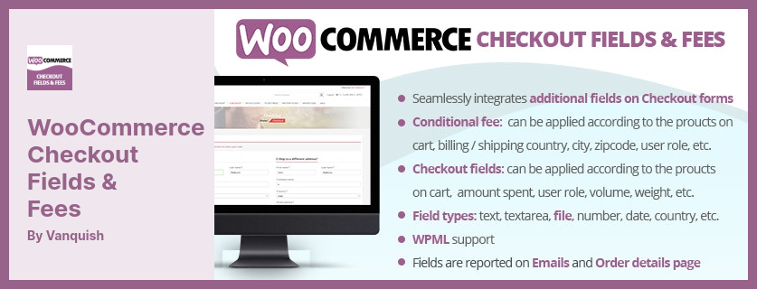 Plugin WooCommerce Checkout Fields & Fees - Adăugarea câmpurilor la facturare și livrare în timpul plății Plugin WooCommerce